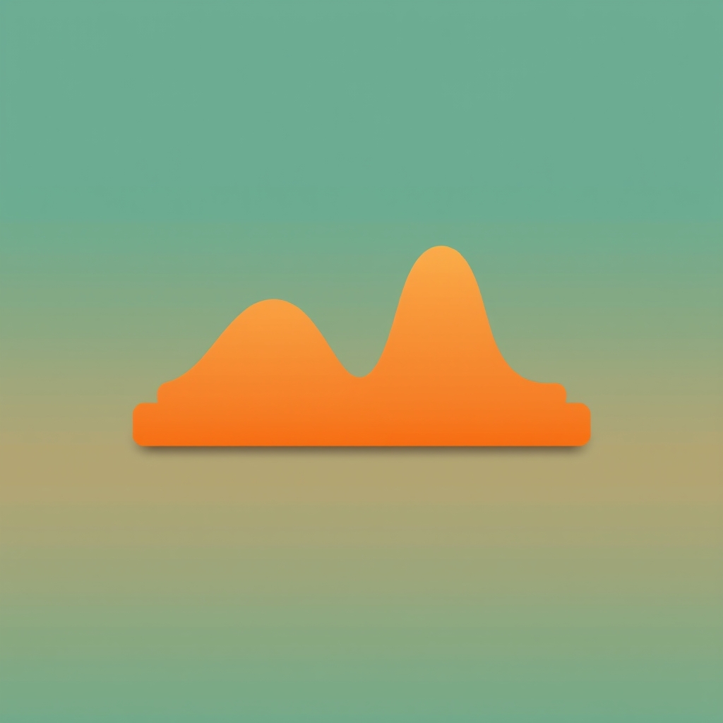 Abstract waveform flowing through three stacked cost layers