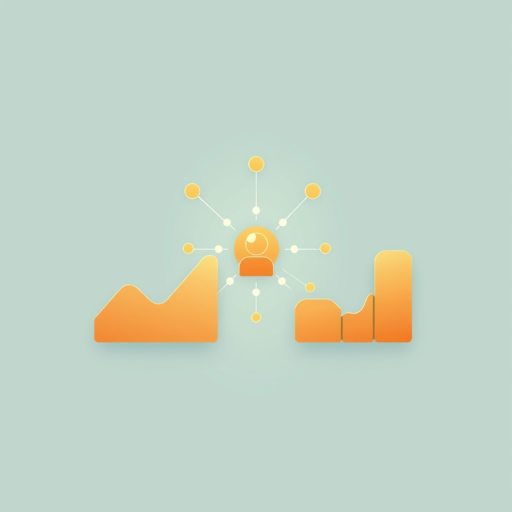 Two financial data sources linked through a central AI agent node